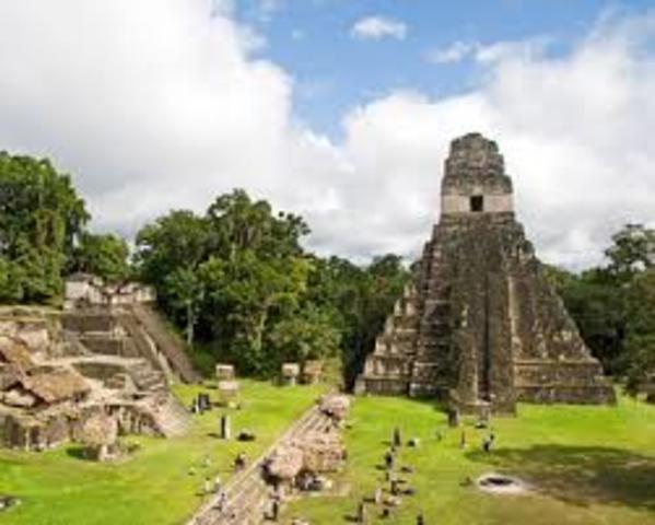 End of the Mayan Period