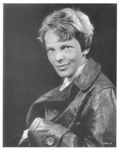 Amelia Earhart was the first woman pilot to cross the Atlantic