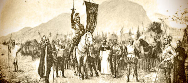 Spain colonizes Columbia