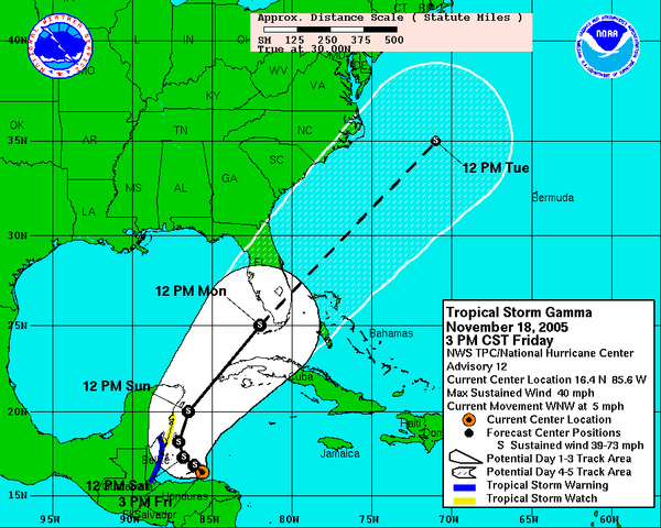 Tropical Storm Gamma