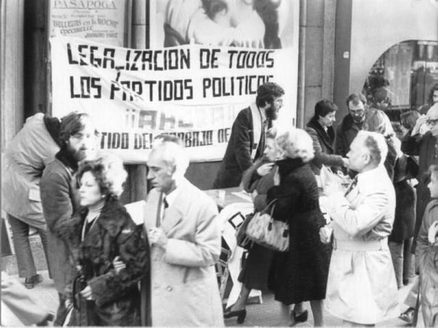 Legalización de los Partidos Políticos