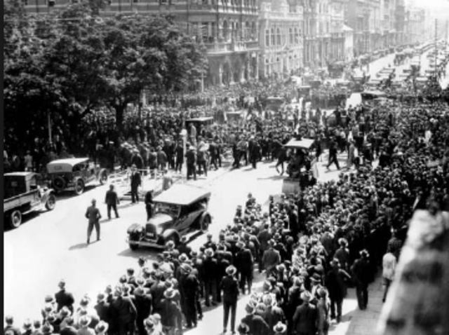 the Wall Street Crash hits Australia