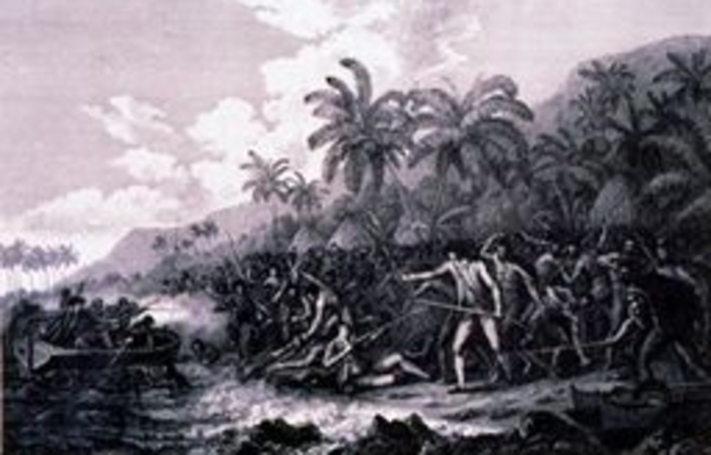 Captain Cook Was Burid at sea