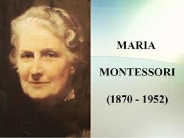 MARIA MONTESSORI