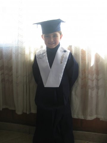 me graduó del jardininfantil