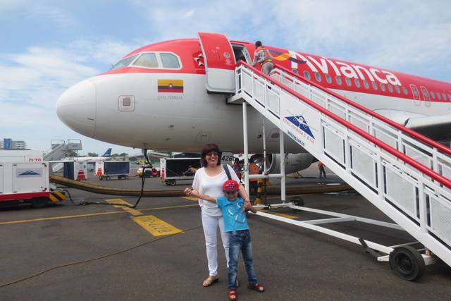 viajo por primera vez en avión