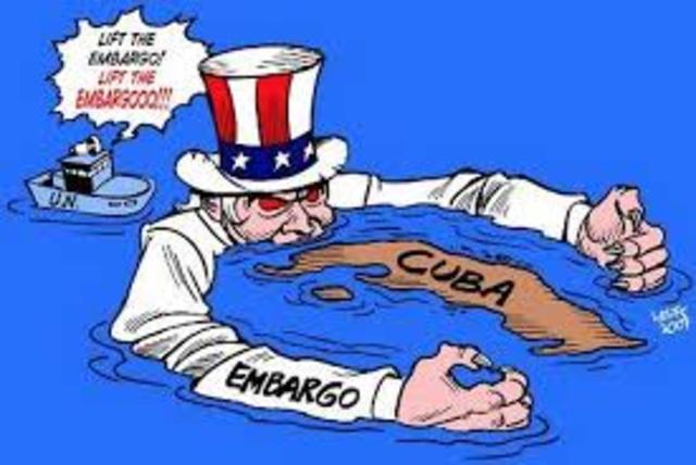Economic embargo by US on Cuba