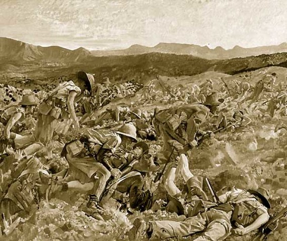 Australian Light Horsemen, attacked Turkish dismounted and resulted in failure