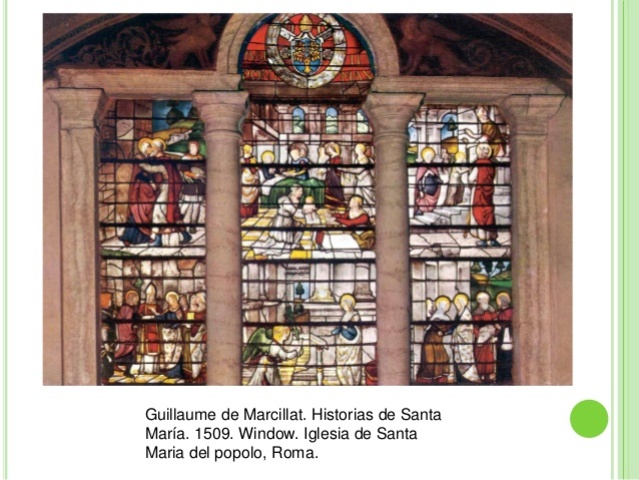 Origen de los vitrales (vitrales)