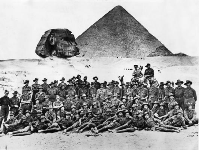 Australian troops travel to Egypt