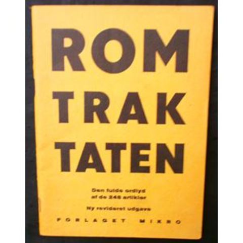 Rom traktaten 1957