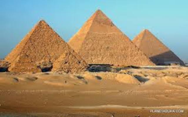 The Great Pyramid of Gyza constructed