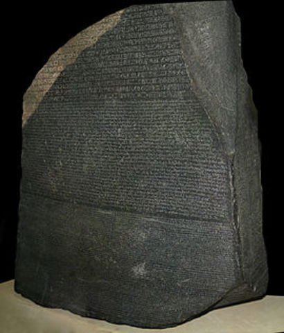 The Rosetta Stone created