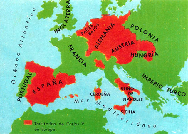 CARLOS I HEREDA EL SACRO IMPERIO ROMANO GERMÁNICO