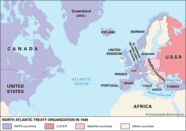 NATO (North Atlantic Treaty Organization) formed
