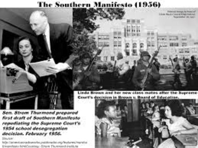 "The Southern Manifesto"