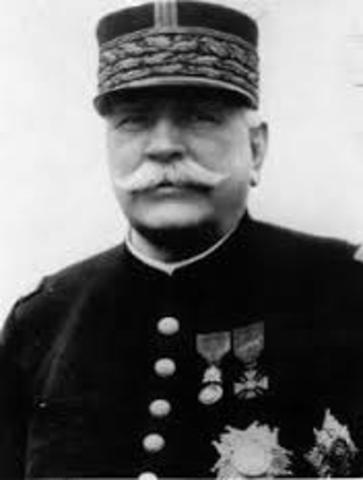 Fracaso del general Joseph Joffre