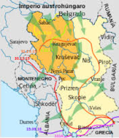 Ayuda aliada a los serbios