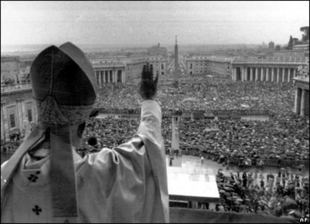 Karol Józef Wojtyła becomes Pope John Paul II