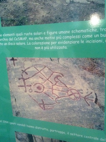 Rocky hill of Cavour - Italy