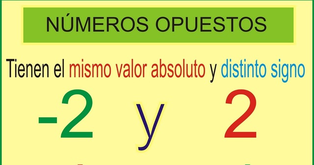 Números Opuestos