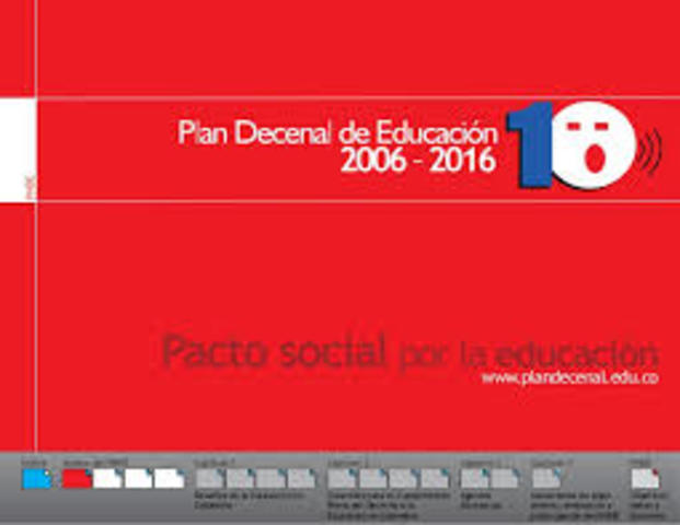Plan Nacional Decenal de Educación 2006 - 2016