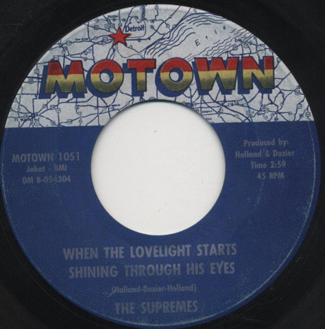 When The Lovelight Starts Shining Through His Eyes / Standing At The Crossroads of Love