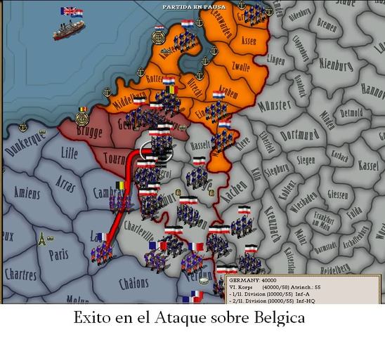 Alemania invade a bélgica, País neutral