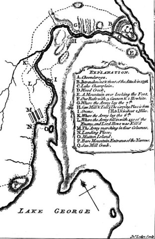 The Battle of Ticonderoga.