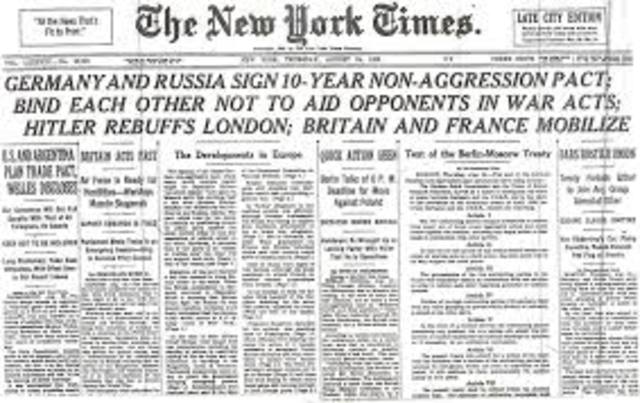 axis powers break non-aggression pact