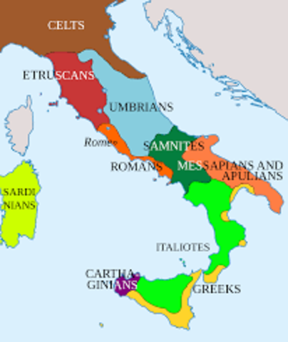 Rome complete control of central Italy