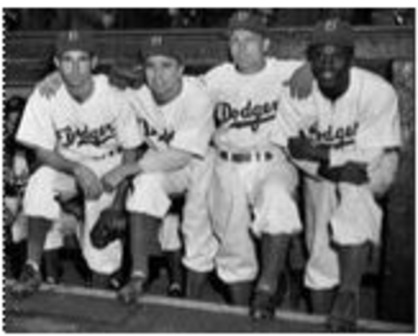 dodgers hire Jackie Robinson