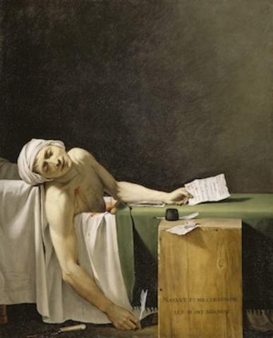 Jean- Paul Marat was assassinated by Charlotte Corday