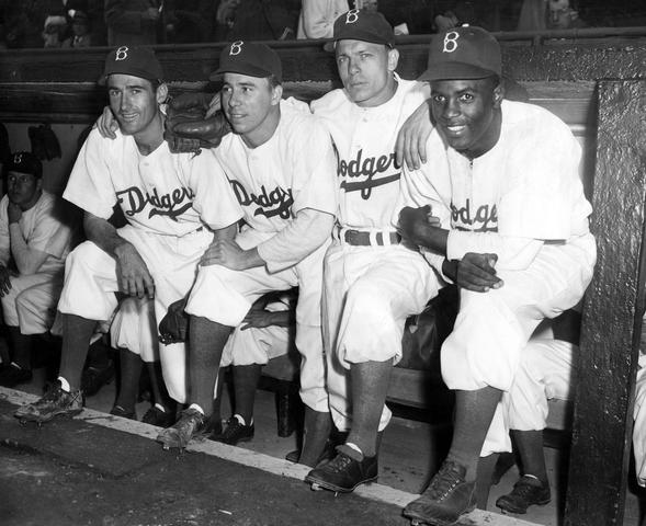 dodgers hire jackie robinson