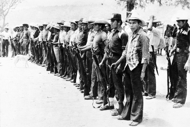 Guatemala: military overthrows left wing government of Jacobo Arbenz Guzman with U.S approval.