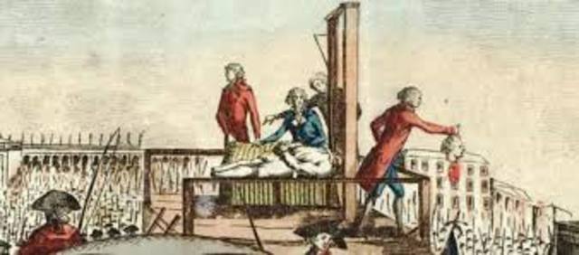 King Louis XVI executed
