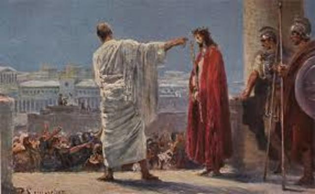 Jesus before Pilate