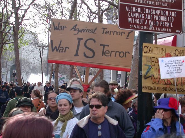 protests against the war on terror