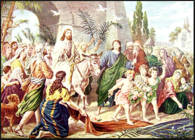 Jesus Triumphant Entry into Jerusalem (Matthew 21:1-11)