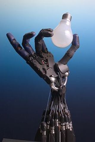 Robot hand bulb
