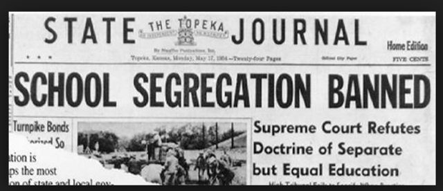 Brown versus Board of Education