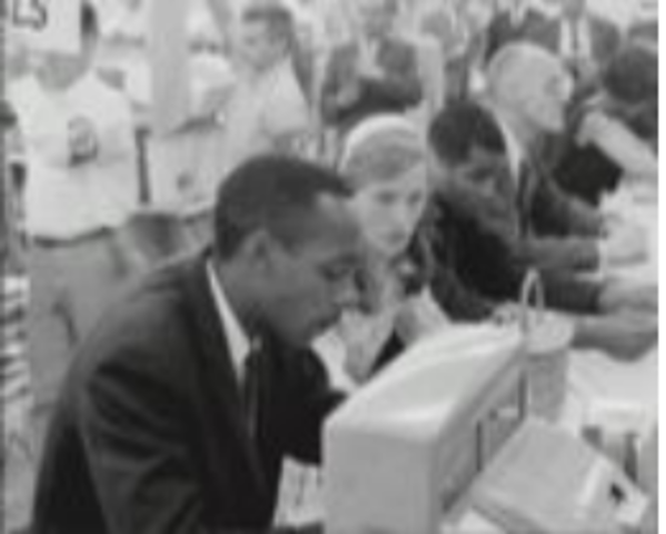 First lunch counter sit-ins