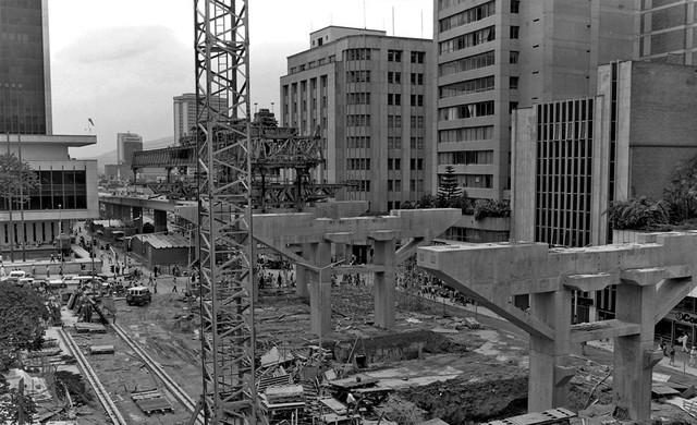 Se construyó en Medellín un sistema de Metro.