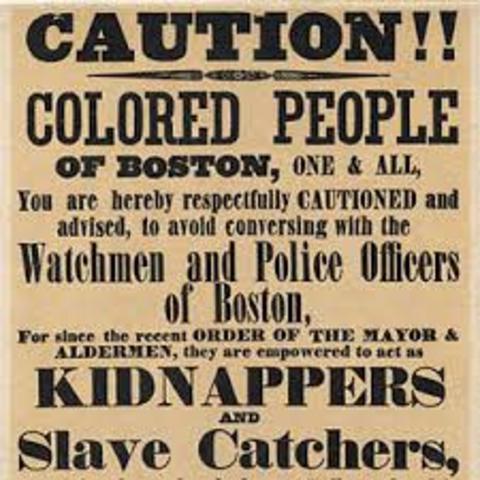 Fugitive slave act of 1850