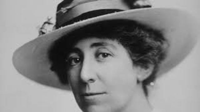 Jeanette Rankin, primera mujer elegida miembro del Congreso de los Estados Unidos