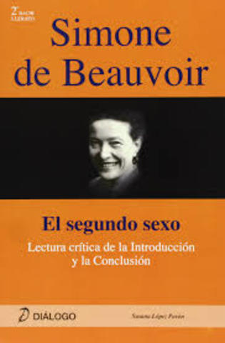 Simone de Beauvoir publica su libro El segundo sexo