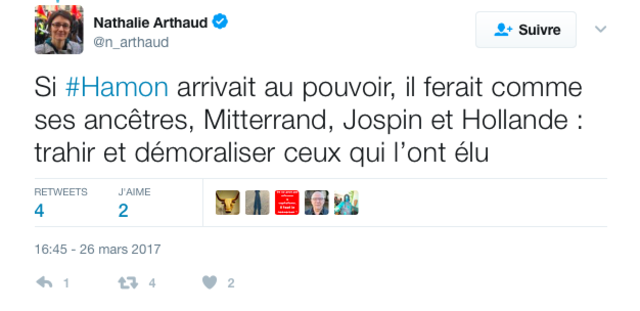Compare Hamon à d'anciens présidents