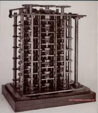 Prototipo de máquina diferencial de Babbage