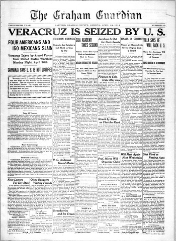 The Veracruz Incident- this event involved the U.S. and Mexico. Outcome: Mexico suffered about 200 casualties and the and the U.S. sailors were released.