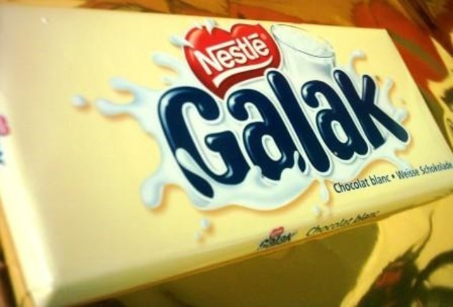 Nestlé makes first white chocolate, named Galak.